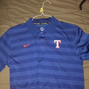 Texas Rangers Nike Dri Fit Polo